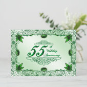 Invitation élégante pour 55e anniversaire de maria (Debout devant)