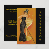 Invitation élégante pour célébrer au Champagne (Devant / Derrière)