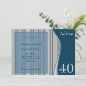 Invitation élégante pour homme (Debout devant)