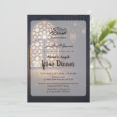 Invitation élégante pour Iftar de Ramadan Lanterne (Debout devant)