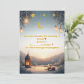 Invitation élégante pour Iftar de Ramadan 🌙 Or & (Debout devant)