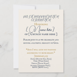 Invitation élégante pour la célébration de l'appré