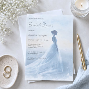 Invitation élégante pour la fête prénuptiale