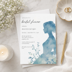 Invitation élégante pour la fête prénuptiale