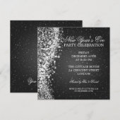 Invitation élégante pour la Saint-Sylvestre avec s (Devant / Derrière)