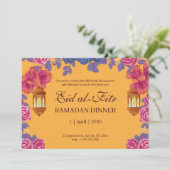 Invitation élégante pour l'Aïd al-Fitr avec motif  (Debout devant)