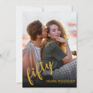 Invitation élégante pour l'anniversaire de mariage