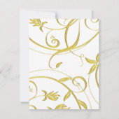 Invitation élégante pour l'anniversaire de mariage (Dos)