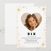 Invitation élégante pour l'anniversaire d'enfants (Devant / Derrière)