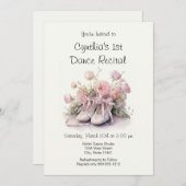 Invitation élégante pour le 1er Récital de Danse d (Devant / Derrière)