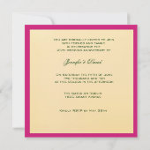 Invitation élégante pour le 50e anniversaire de ma (Dos)