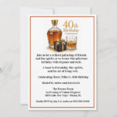 Invitation élégante pour les 40 ans (Devant)
