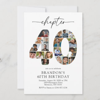Invitation élégante pour les 40 ans - Chapitre 40