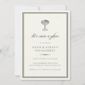Invitation élégante pour lever un verre (Devant)