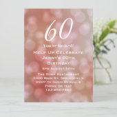 Invitation élégante pour ses 60 ans  (Debout devant)