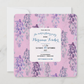 Invitation élégante pour un 80e anniversaire sur l