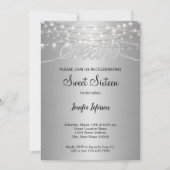 Invitation élégante pour un Sweet 16 (Devant)