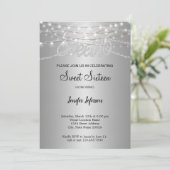 Invitation élégante pour un Sweet 16 (Debout devant)