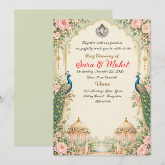 Invitation élégante pour une cérémonie traditionne