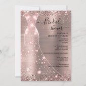 Invitation élégante pour une douche de mariée (Devant)