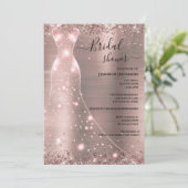 Invitation élégante pour une douche de mariée (Debout devant)