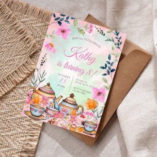 Invitation élégante pour une fête d'anniversaire a