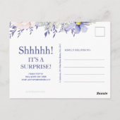 Invitation élégante pour une fête d'anniversaire d (Dos)