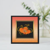 Invitation élégante pour une fête d'anniversaire d (Debout devant)