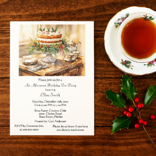 Invitation élégante pour une fête d'anniversaire t