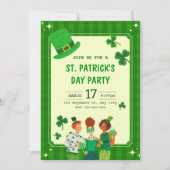 Invitation élégante pour une fête de la Saint-Patr (Devant)