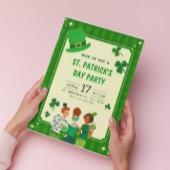 Invitation élégante pour une fête de la Saint-Patr