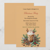 Invitation élégante pour une fête de Noël (Devant / Derrière)