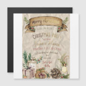 Invitation élégante pour une fête de Noël (Devant / Derrière)