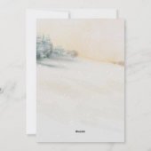 Invitation élégante pour une fête de Noël au thème (Dos)