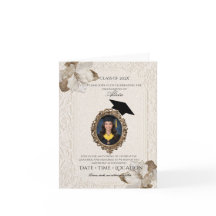 Invitation élégante pour une fête de remise de dip