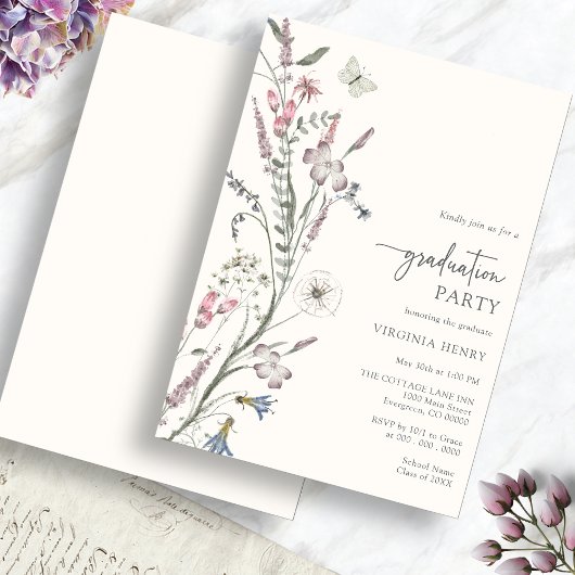 Invitation élégante pour une fête de remise de dip