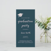 Invitation élégante pour une fête de remise de dip (Debout devant)