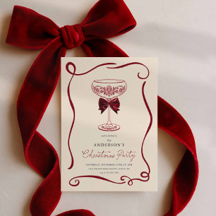 Invitation élégante pour une soirée cocktail de No