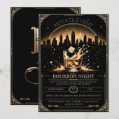 Invitation élégante pour une soirée de dégustation (Devant / Derrière)