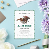 Invitation élégante pour une soirée de Derby de ch (Insitu (Mariage))