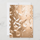 Invitation élégante pour une soirée de fin d'année (Dos)