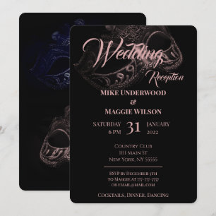 Invitation élégante pour une soirée de mariage