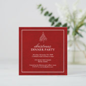 Invitation élégante pour une soirée de Noël (Debout devant)