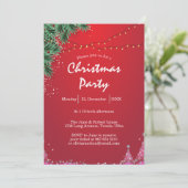 Invitation élégante pour une soirée de Noël (Debout devant)