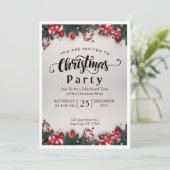 Invitation élégante pour une soirée de Noël | (Debout devant)