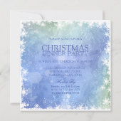 Invitation élégante pour une soirée de Noël à l'aq (Dos)