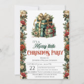 Invitation élégante pour une soirée de Noël avec d (Devant)