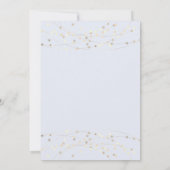 Invitation Élégante princesse bleue Quinceañera (Dos)