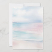 Invitation Elégante Réception De Mariage Tropical (Dos)