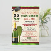 Invitation Élégante Réunion au lycée formel (Debout devant)